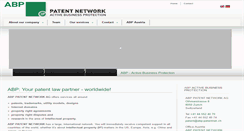 Desktop Screenshot of abp-patentnet.ch