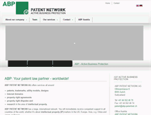 Tablet Screenshot of abp-patentnet.ch